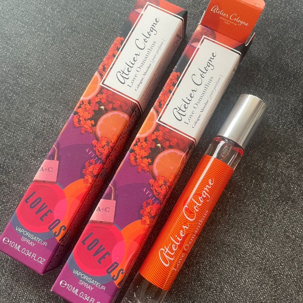 BNIB 2x Atelier Cologne Love Osmanthus Travel Spray